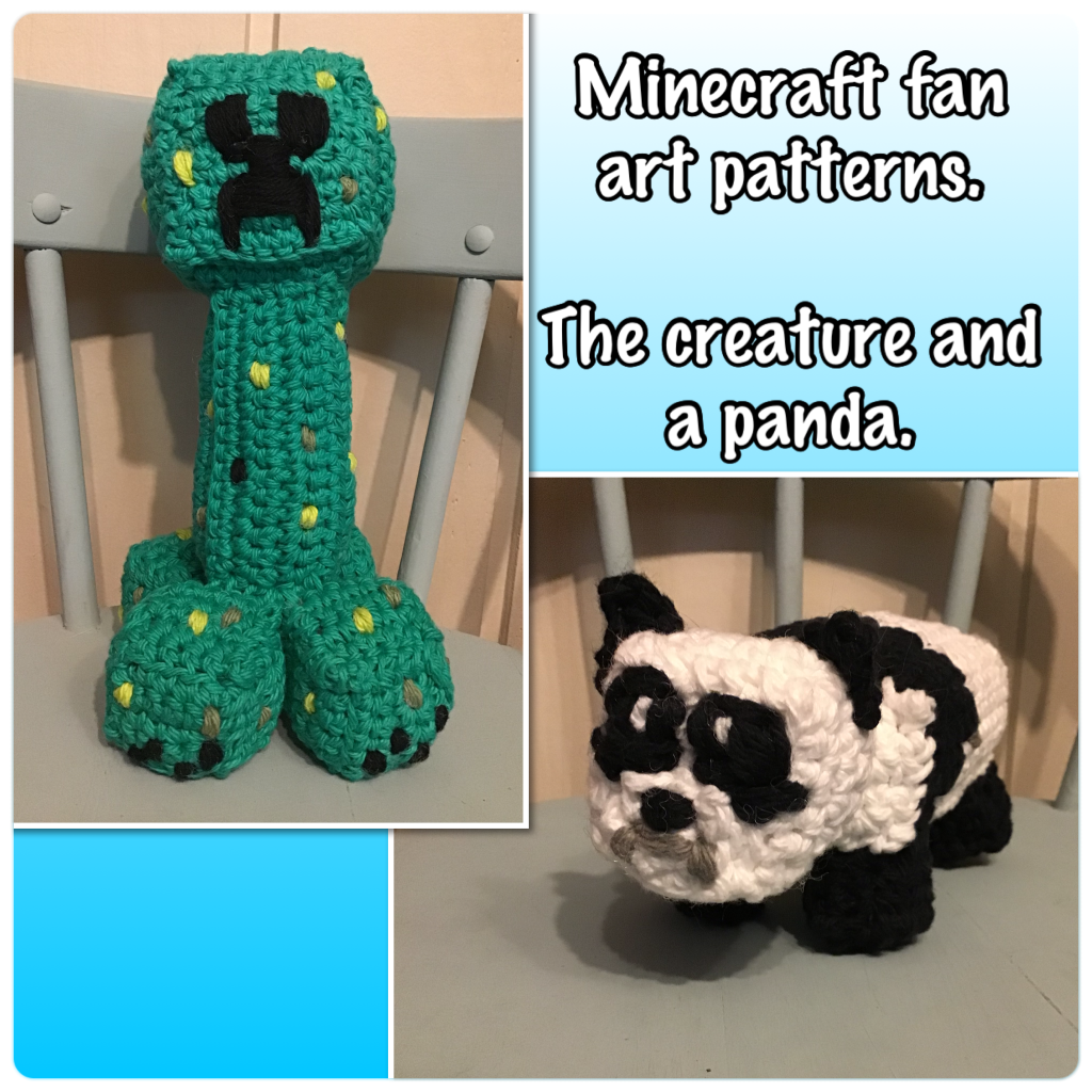Minecraft creature and panda